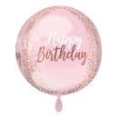 XXL Folienballon Orbz Happy Birthday